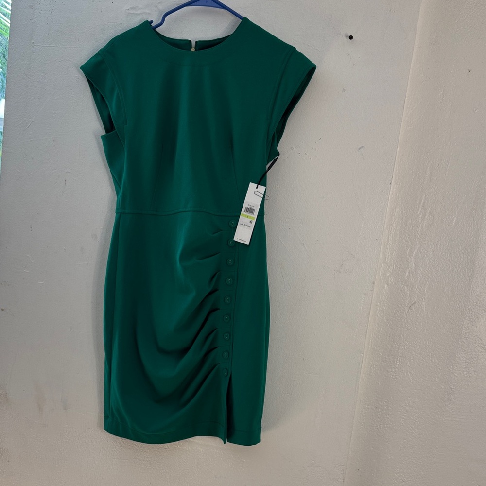 Calvin Klein green Dress size 4 pre-owned - Picture 12 of 16